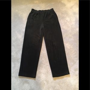 Liz Claiborne Black velvet pants